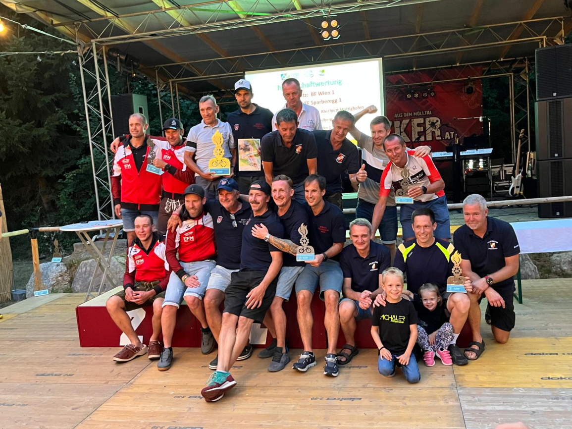 Read more about the article Steinbruchfest und die 31. Österreichischen Radmeisterschaften der Feuerwehren in Friedberg